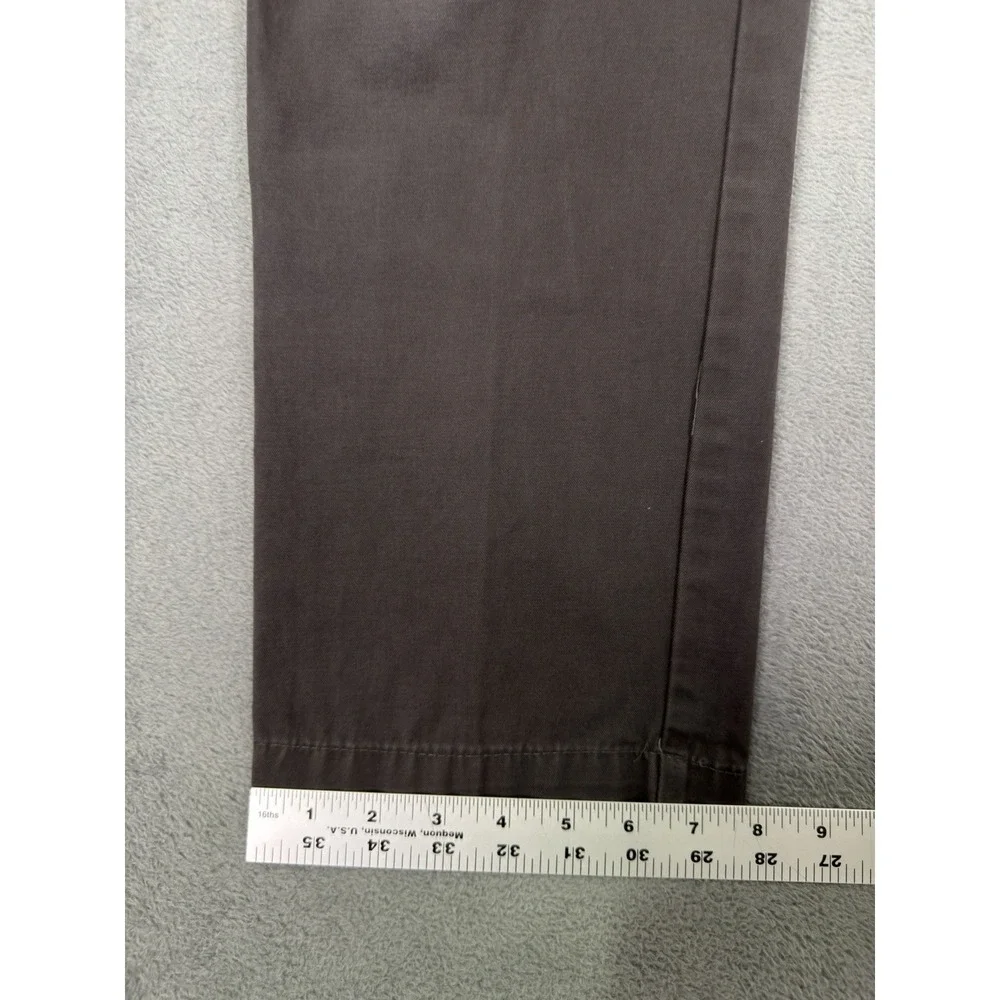 Banana Republic Chino Pants Mens 33x30 Gray‎ Emerson Straight Leg Flat Front